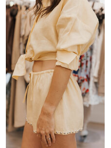 STAUD PADDLE LINEN SHORT