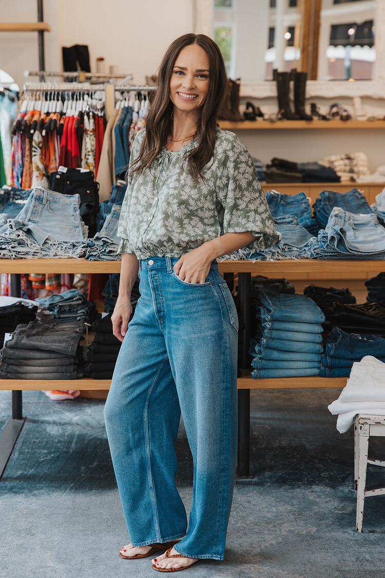 VERONICA BEARD WILLIAMSEN WOVEN TOP