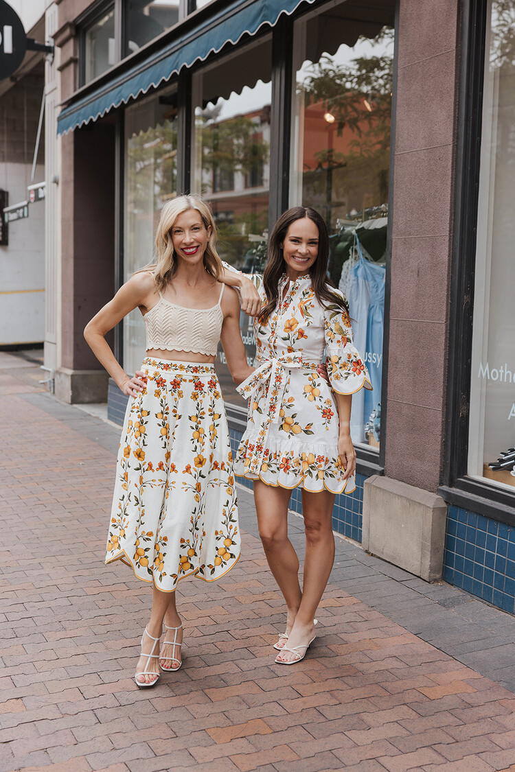 FARM RIO  BOUQUET OFF WHITE MINI DRESS