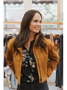 VERONICA BEARD BATEMAN LEATHER JACKET