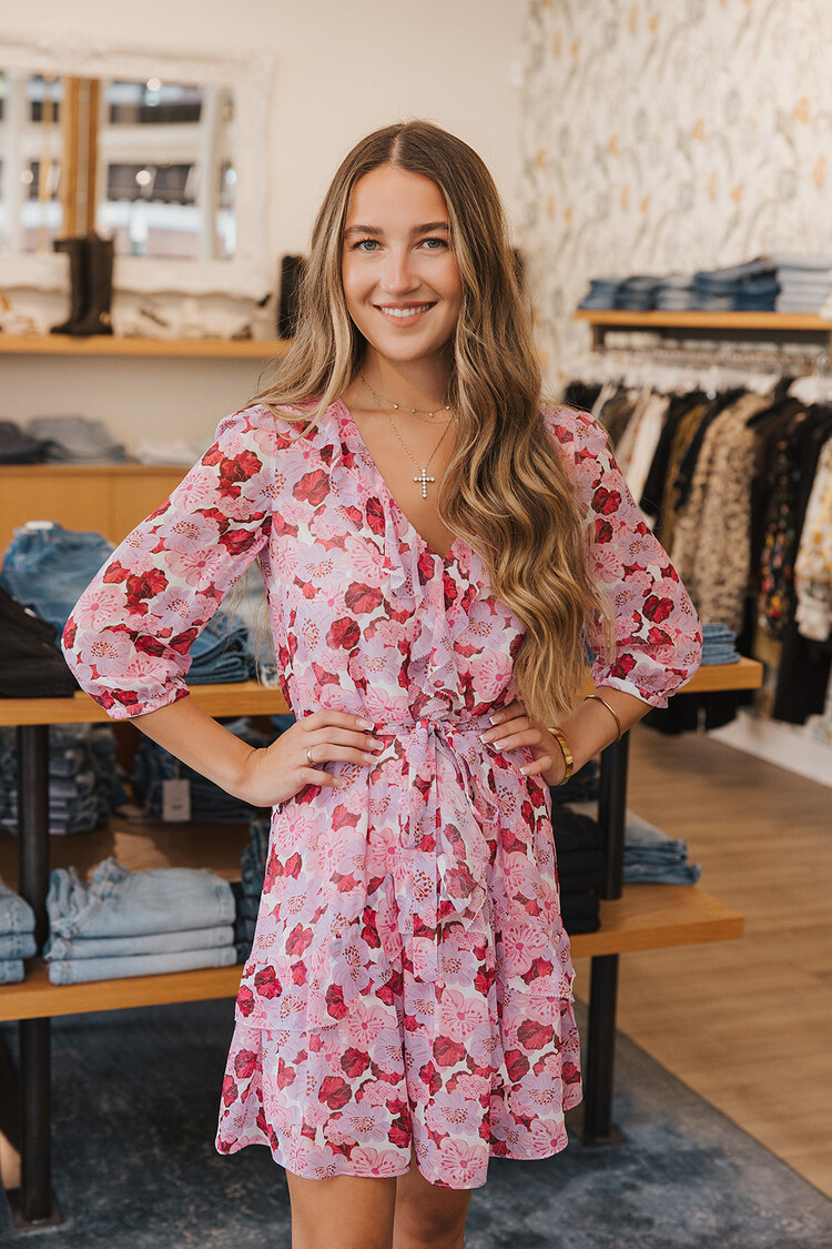 SALONI ELLIE SHORT DRESS