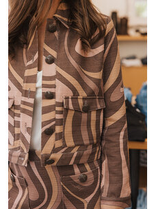L'AGENCE NYX CROP JACKET