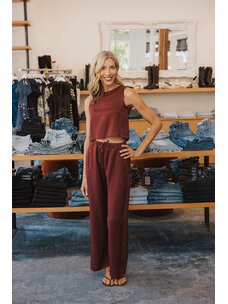 LESET DANIEL DRAWSTRING POCKET PANT