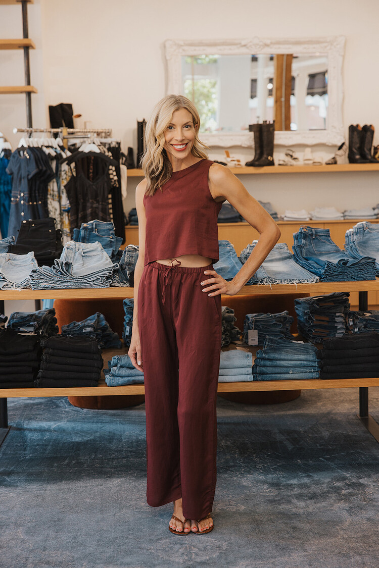 LESET DANIEL DRAWSTRING POCKET PANT