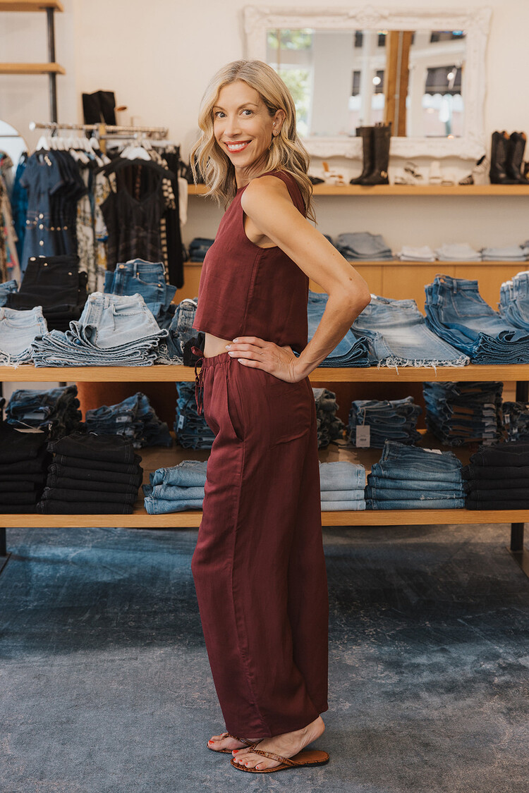 LESET DANIEL DRAWSTRING POCKET PANT