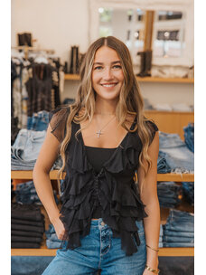 LOVESHACKFANCY ELVAREEN TOP