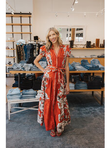 ALICE + OLIVIA ALICE + OLIVIA CORA MAXI SHIRT DRESS