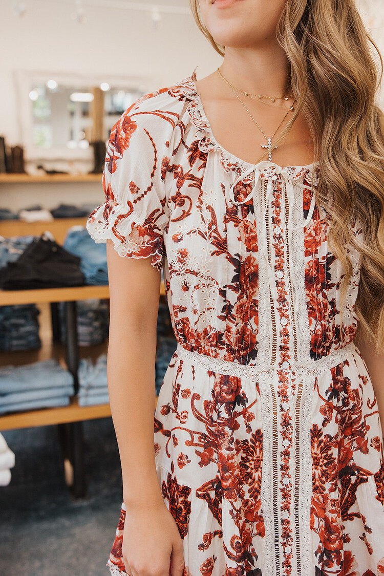ALICE + OLIVIA ALICE + OLIVIA MCLAINE PUFF SLEEVE MINI DRESS