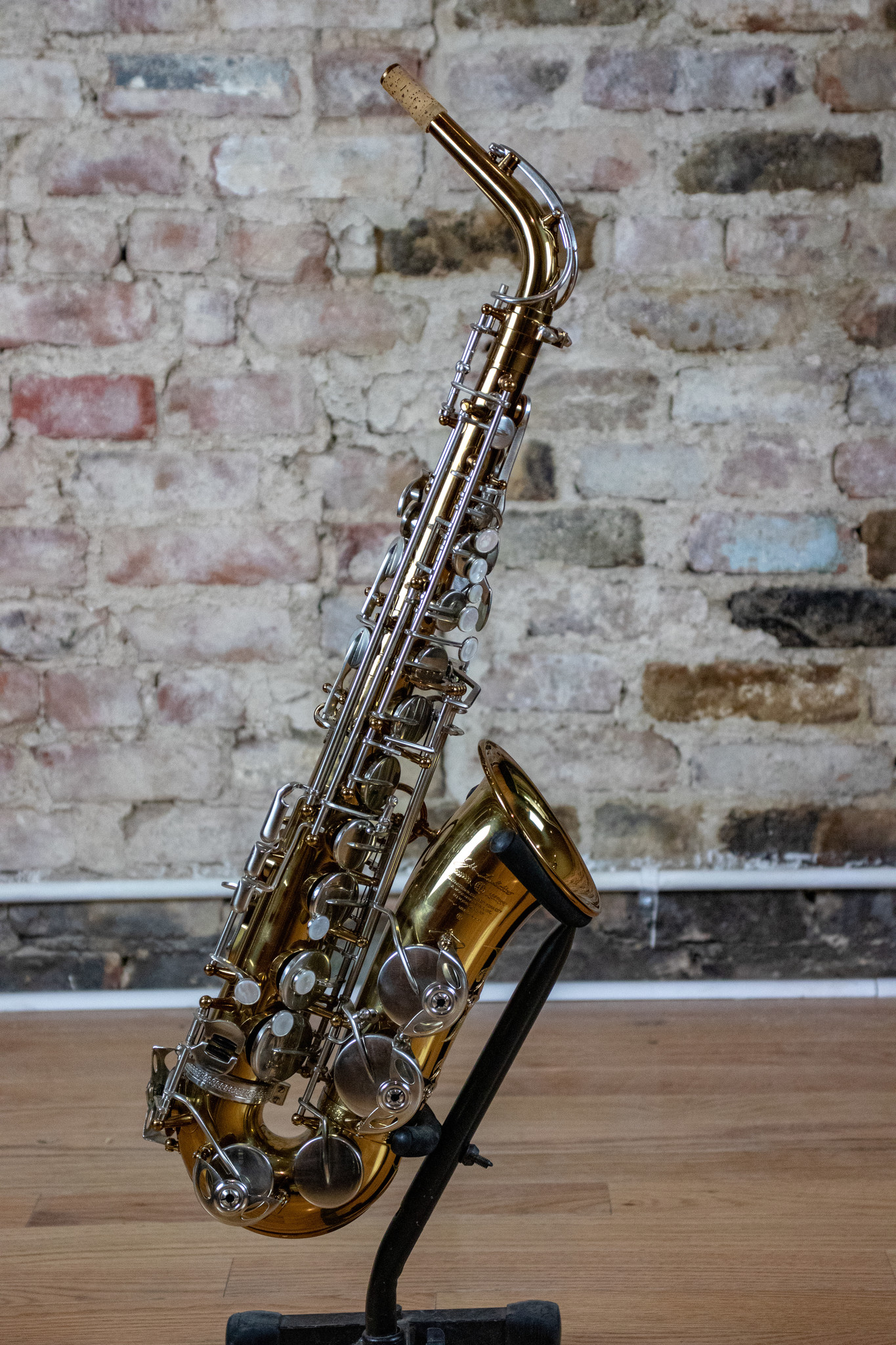 JL Woodwinds Custom Cognac Alto Saxophone W/ Brushed Nickel Keywork