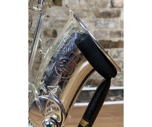 Ishimori Wood Stone Alto Saxophone Silver Plated With High