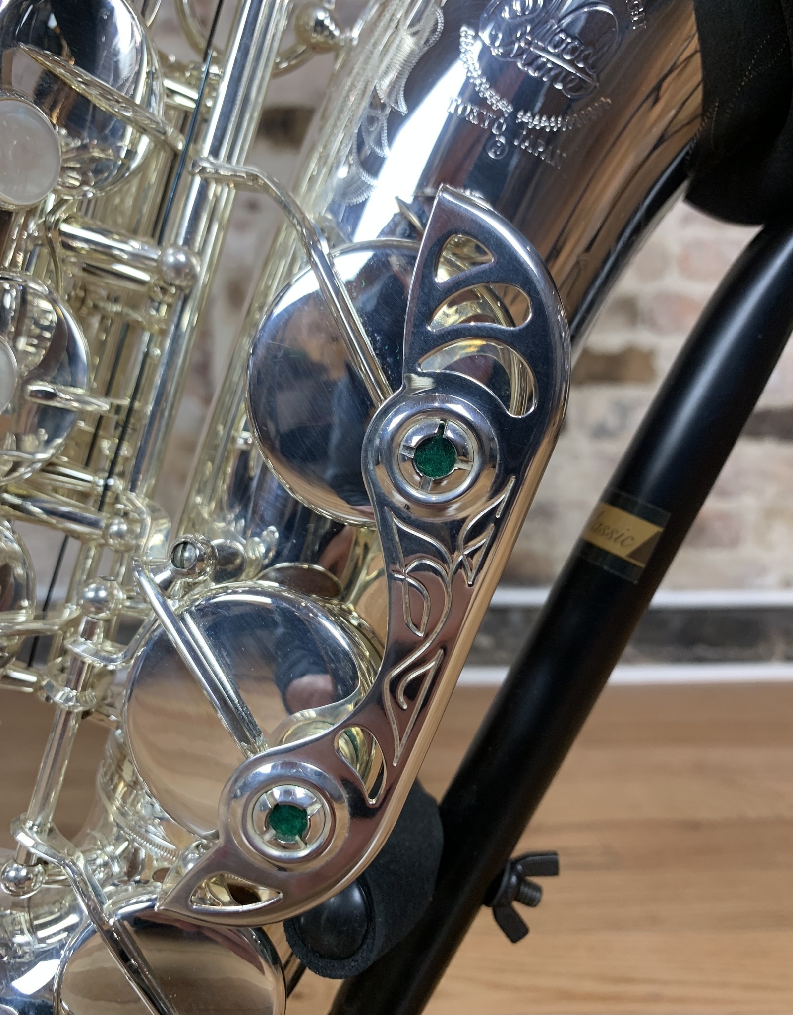Ishimori Ishimori Wood Stone Alto Saxophone Silver Plated With High F# Key