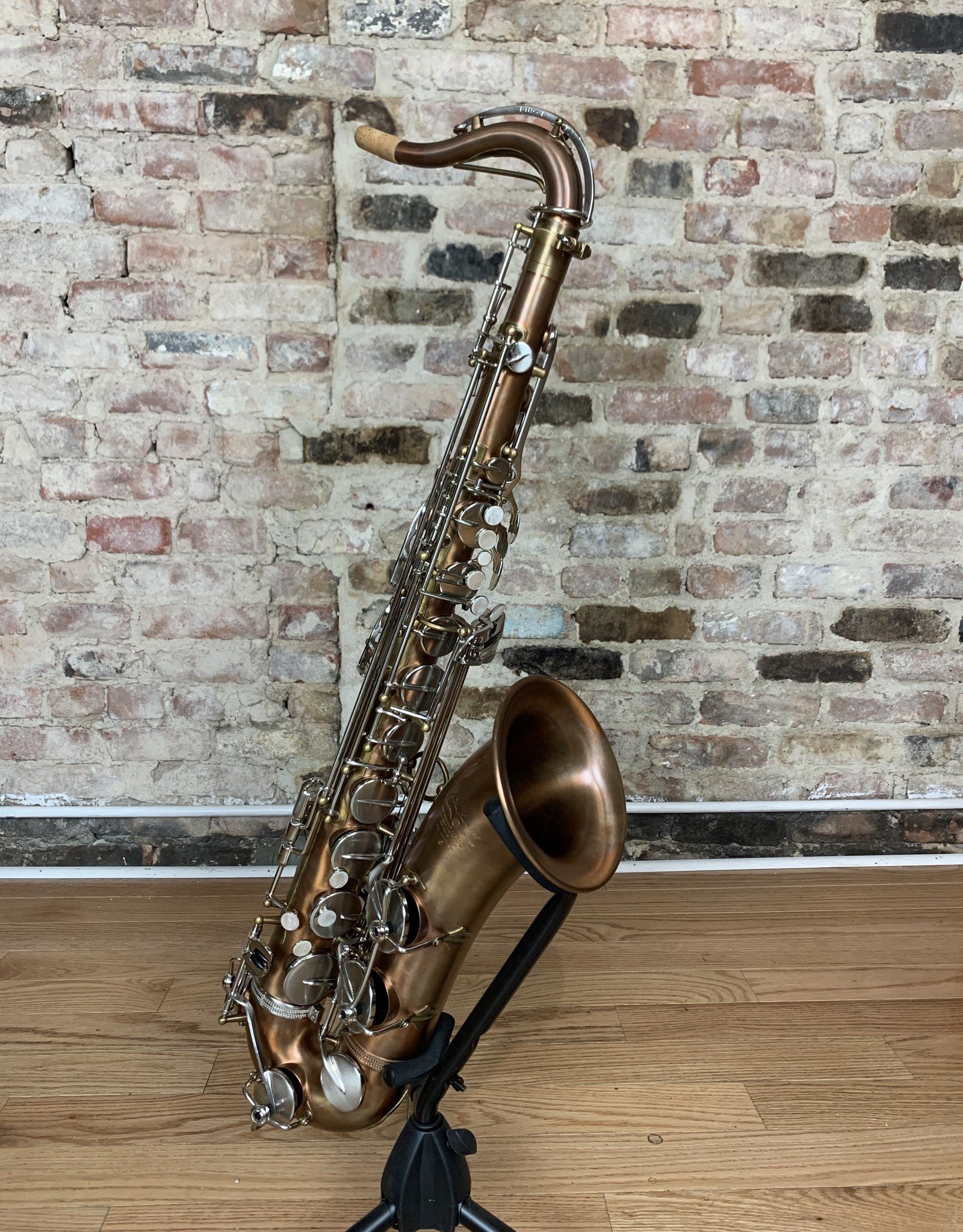 Pino I Tenor Saxophone Copper Body Tube with Brushed Nickel Keys