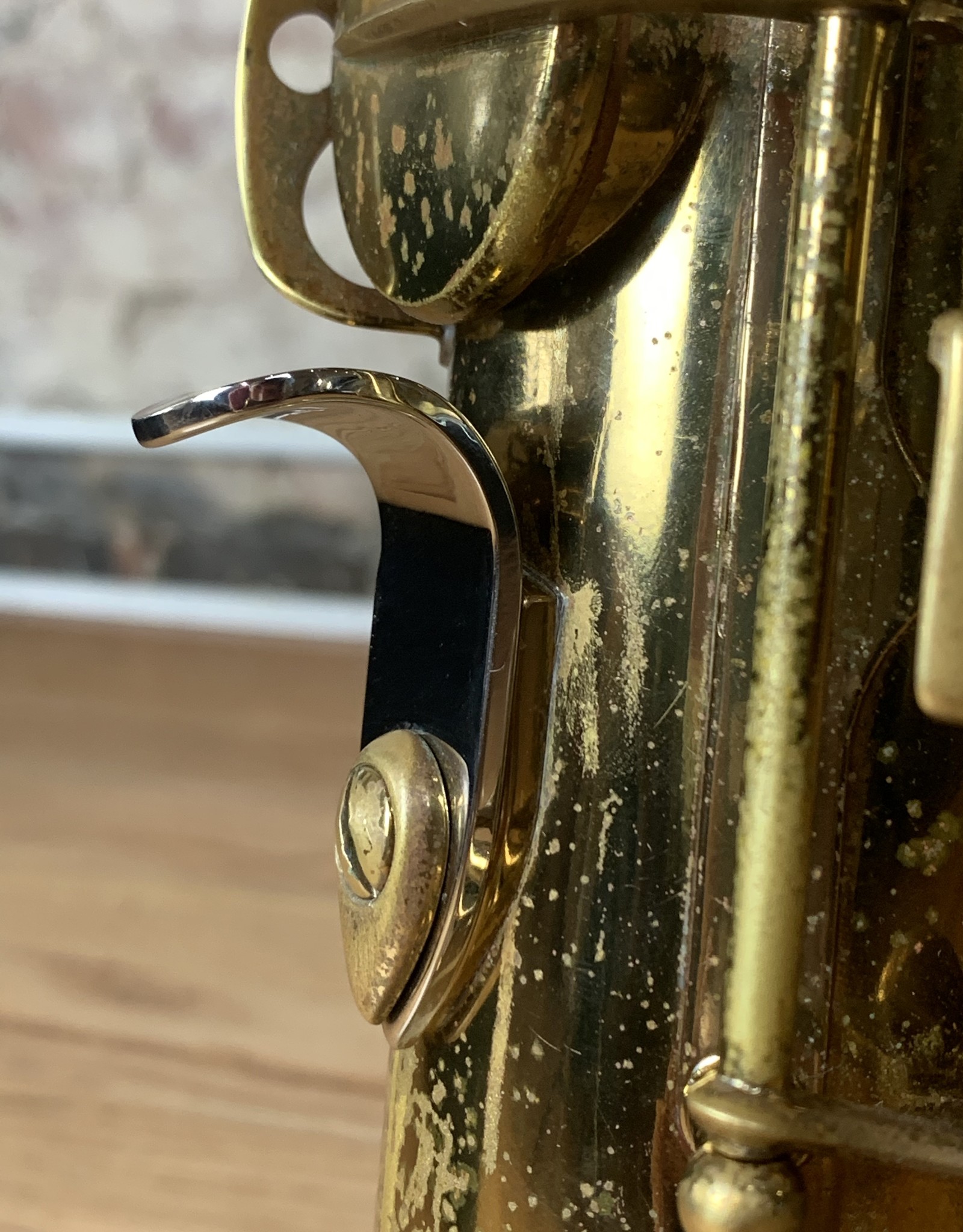 Regular Metal Thumb Hook Brass with Nickel plating for Selmer Mark