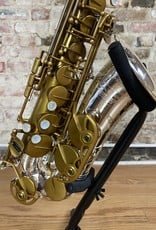 JL Woodwinds Artist Edition New York Signature Professional Alto Saxophone Silver Bell Silver Neck Unlacquered Body No high F# *LIMITED PRODUCTION*