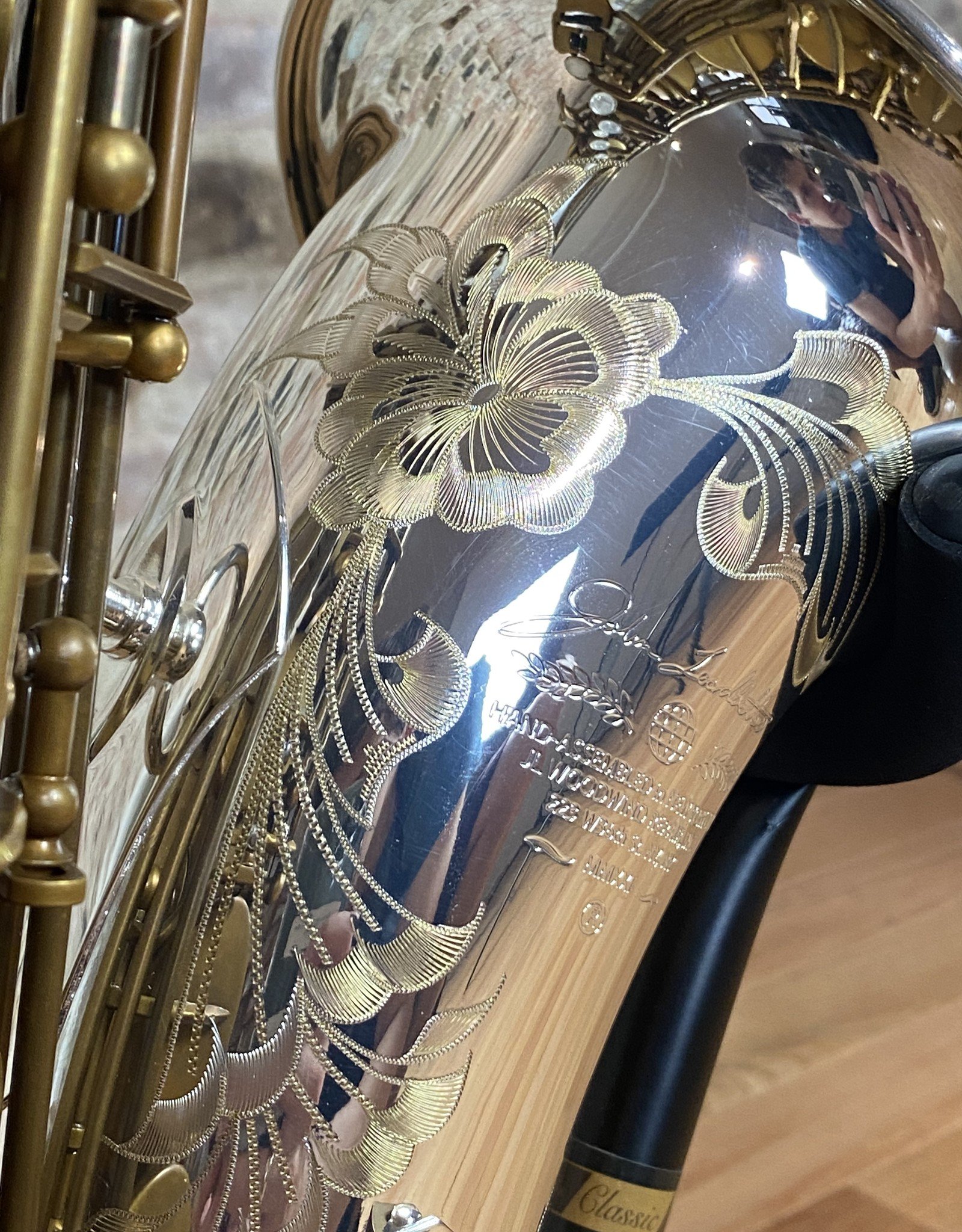 JL Woodwinds Artist Edition New York Signature Professional Tenor Saxophone  Silver Bell Silver Neck Unlacquered Body No high F# *LIMITED PRODUCTION*