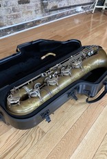 JL Woodwinds New York Signature Unlacquered Low A Bari Baritone Sax with Brushed Nickel Keys