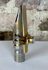 Ishimori Ishimori Wood Stone Bare Brass Tenor - Metal Otto Link (Classic 7) Ligature
