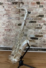 JL Woodwinds *Custom Order* Artist Edition New York Signature Tenor Saxophone in Matte Silver Plate No High F# Key