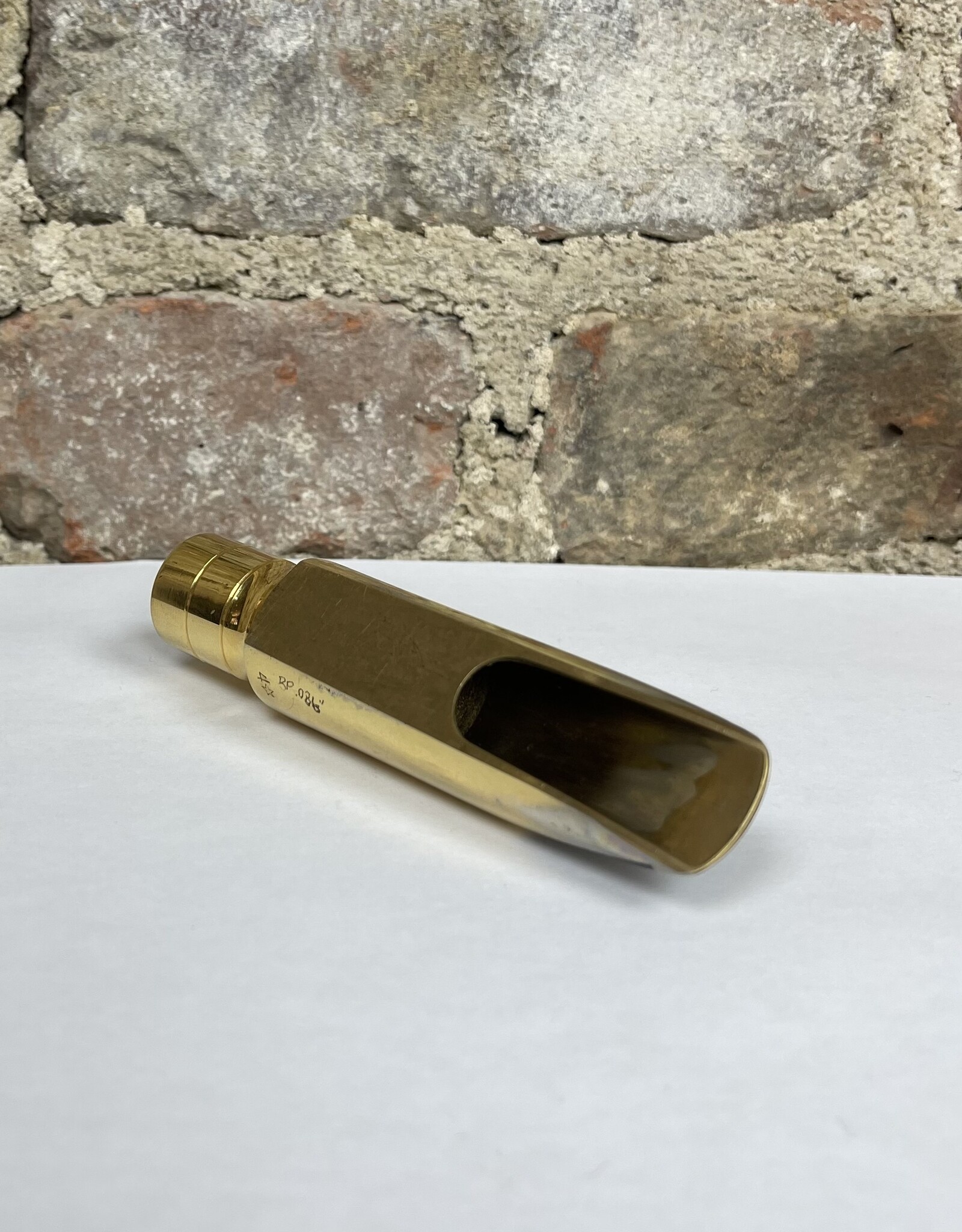 Otto Link Otto Link "NO USA" Metal Tenor Saxophone Mouthpiece Refaced by Brian Powell (.086")