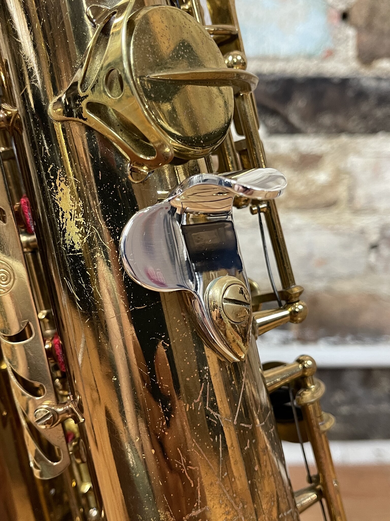 Saxophone Thumb Hook Gold Metal Thumb Rest Support Soprano Alto Tenor