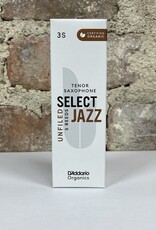 D'Addario NEW D'Addario Organics Select Jazz Unfiled Tenor Reeds Box of 5