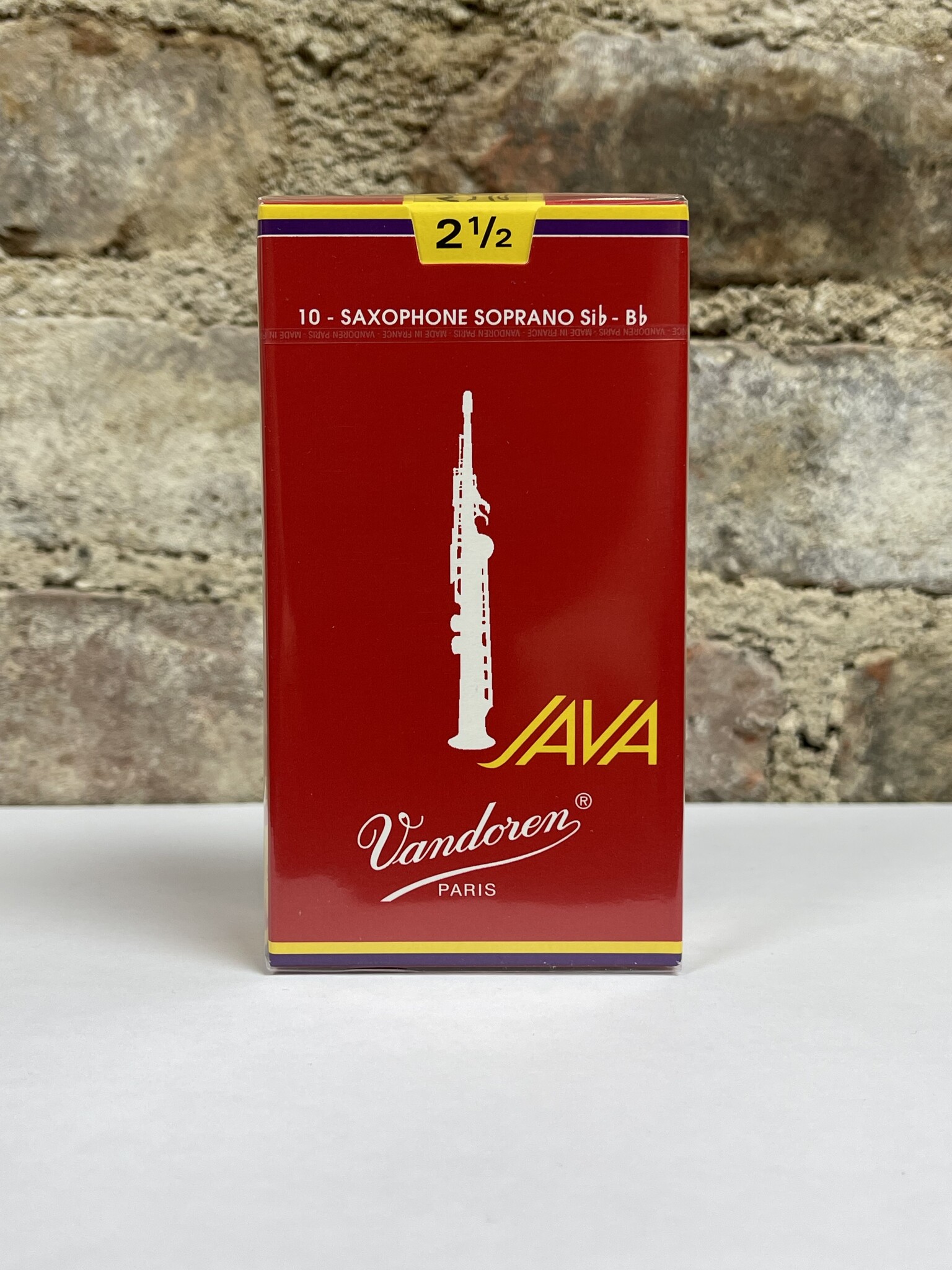 Vandoren JAVA Red Soprano Saxophone Reeds JL Woodwind Repair