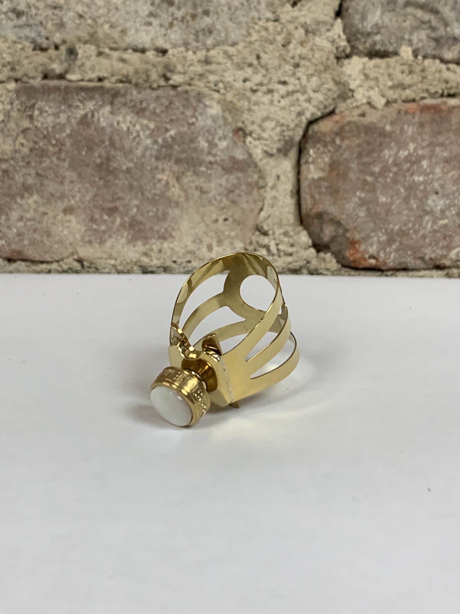 Ishimori Woodstone Tenor Sax Ligature Classic 7 Otto Link Metal Bare Brass JL Woodwind Repair