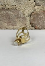 Ishimori Ishimori Wood Stone Gold Plated Tenor - Metal Otto Link (Classic 7) Ligature