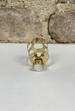 Ishimori Ishimori Wood Stone Gold Plated Tenor - Metal Otto Link (Classic 7) Ligature