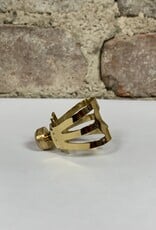 Ishimori Ishimori Wood Stone Gold Plated Tenor - Metal Otto Link (Classic 7) Ligature