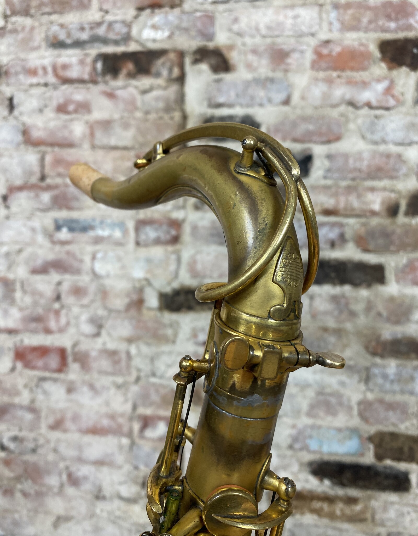 1932 16xxx Selmer Super Tenor Saxophone Original Burnished Gold Plate