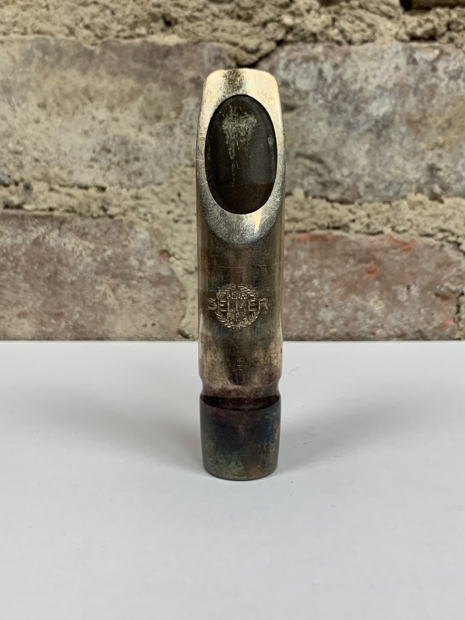 vintage altosaxマウスピース セルマーjazz メタルH vintage altosax