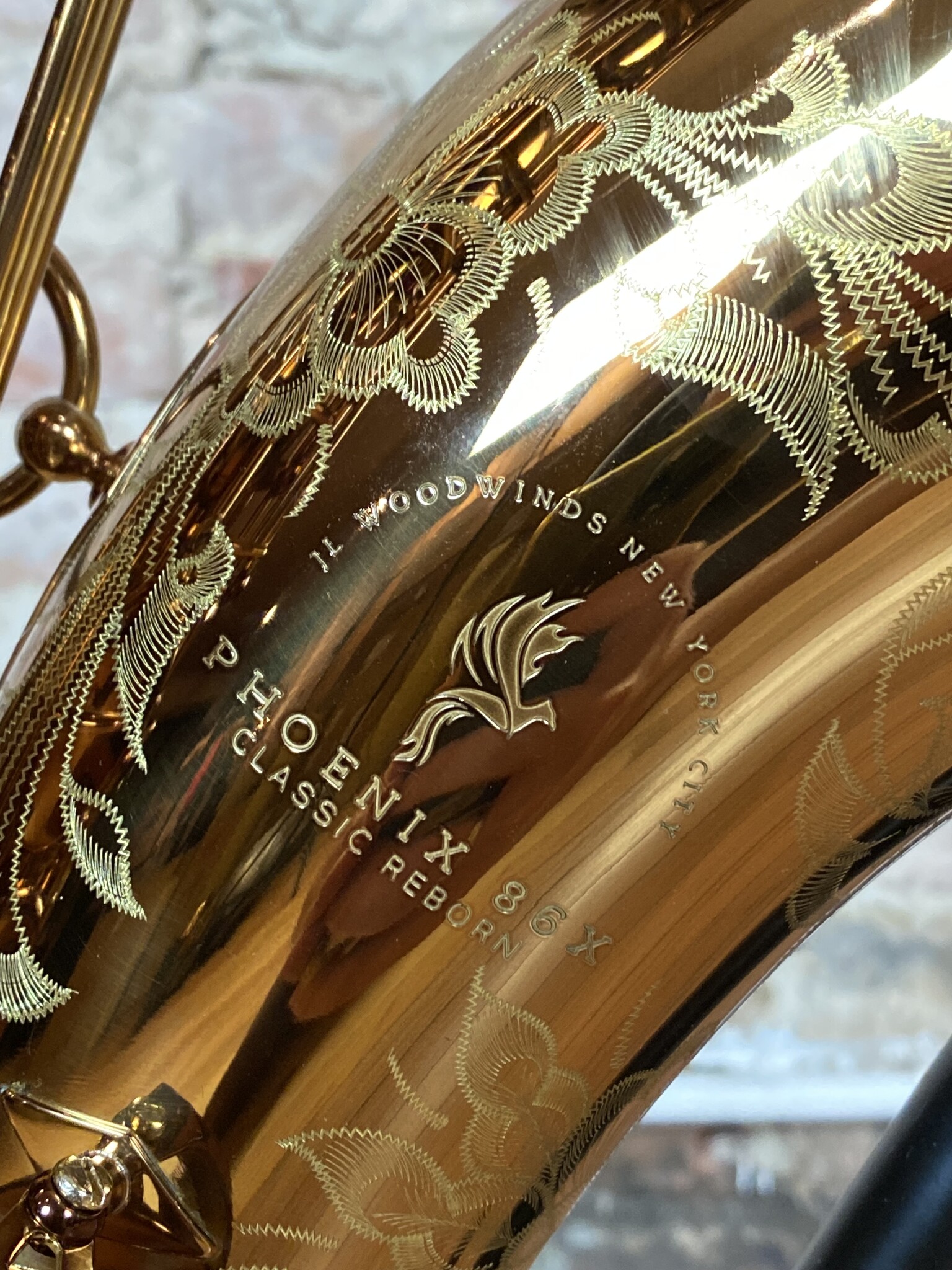 Phoenix 86x Classic Reborn Tenor Saxophone Cognac Lacquered No