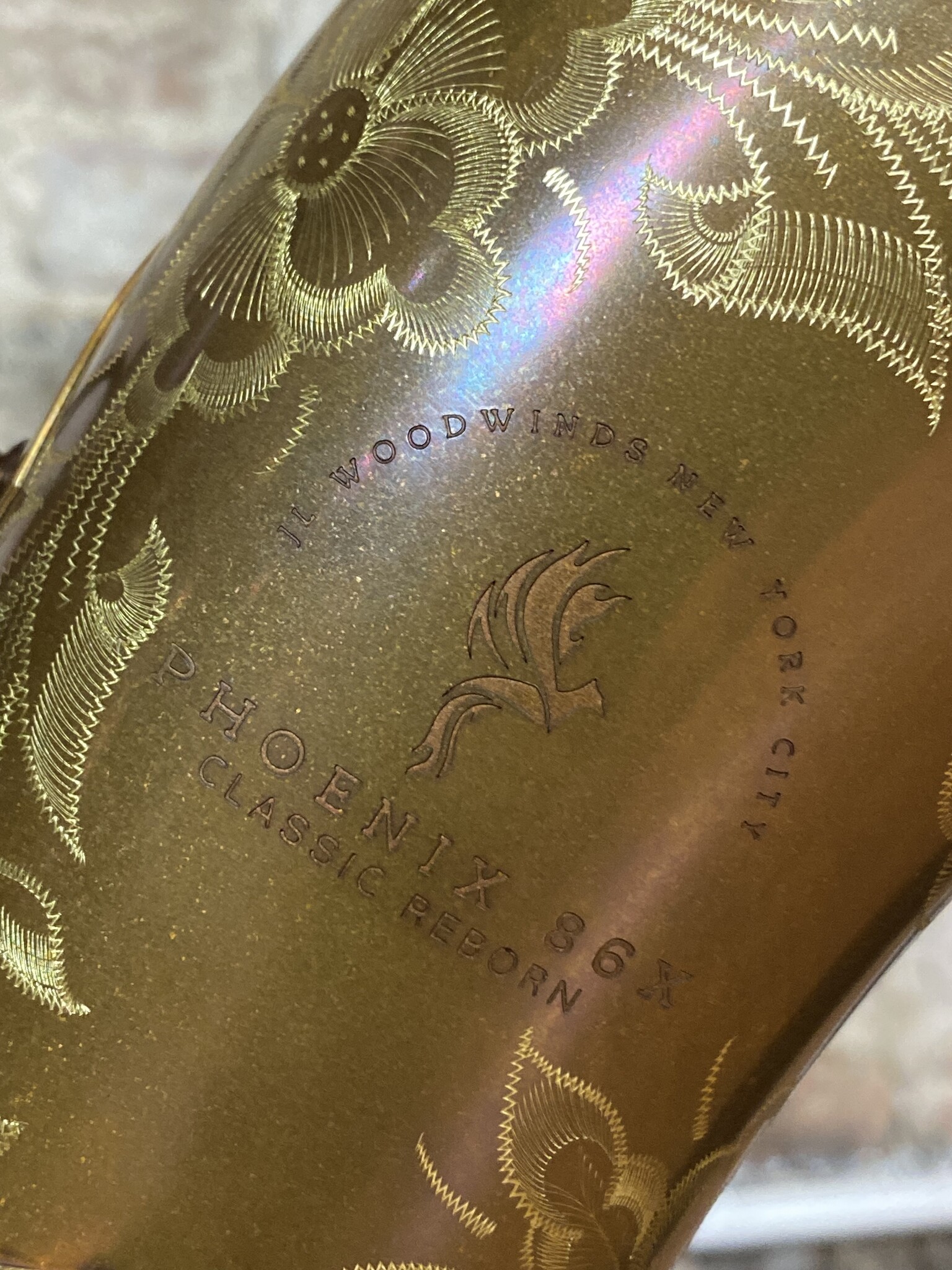 Phoenix 86x Classic Reborn Tenor Saxophone UnLacquered No High F#