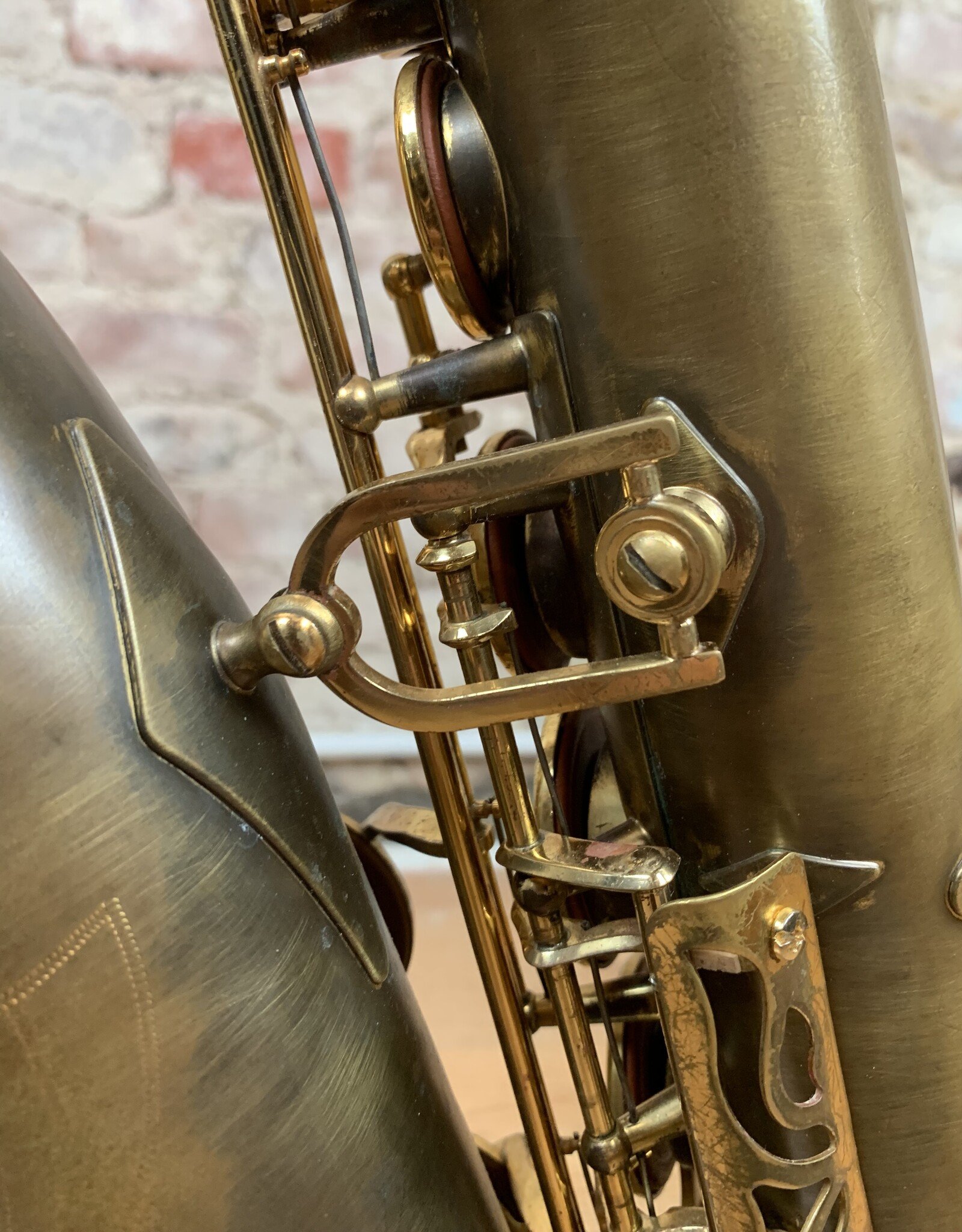 Yamaha YTS-62 Purple Logo Tenor Custom Vintage Scratch Brush Gold Finish