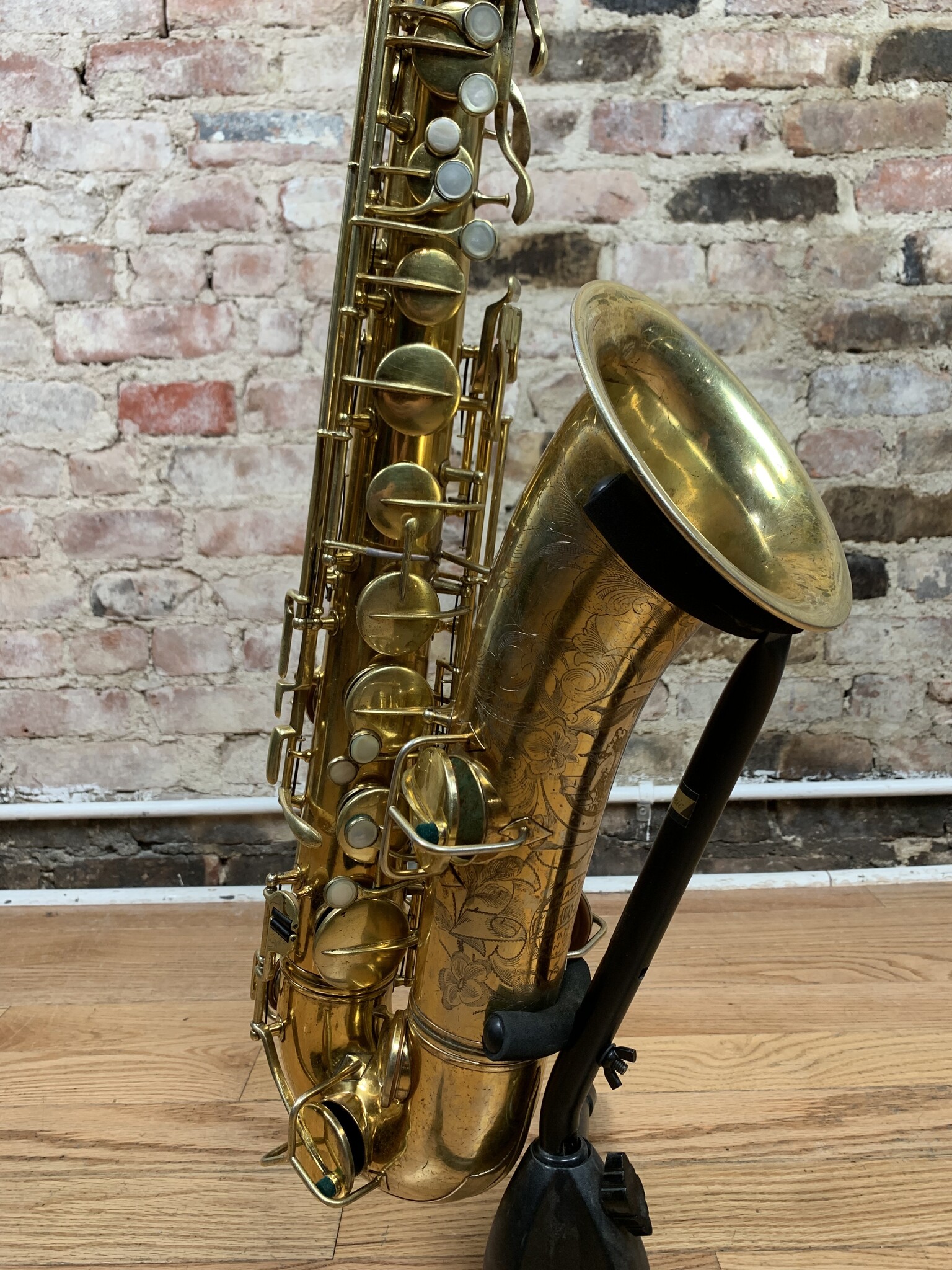 93xxx 1923 Conn New Wonder I Artist Model Gold Plate Tenor Full