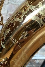 JL Woodwinds Phoenix 86x Classic Reborn Tenor Saxophone Cognac Lacquered With High F# by JL Woodwinds