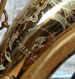 JL Woodwinds Phoenix 86x Classic Reborn Tenor Saxophone Cognac Lacquered With High F# by JL Woodwinds