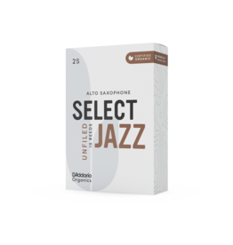 D'Addario NEW D'Addario Organics Select Jazz Unfiled Alto Reeds Box of 10