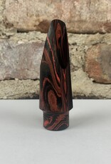 Ted Klum Pre Owned Ted Klum NY Model 7 Red Marbled Alto Mouthpiece