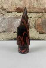 Ted Klum Pre Owned Ted Klum NY Model 7 Red Marbled Alto Mouthpiece