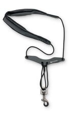 Protec Protec Saxophone Neck Strap -  Leatherette, Comfort Bar & Metal Snap, Size 22" Regular