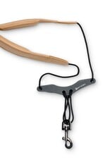 Protec Protec Saxophone Neck Strap -  Leatherette, Comfort Bar & Metal Snap, Size 22" Regular