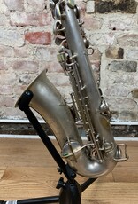 Conn AS IS 143xxx 1924 Conn New Wonder II Alto Silver Plate AS IS