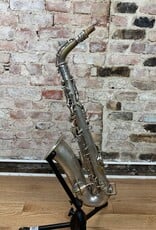 Conn AS IS 143xxx 1924 Conn New Wonder II Alto Silver Plate AS IS