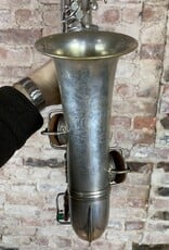 Conn AS IS 143xxx 1924 Conn New Wonder II Alto Silver Plate AS IS