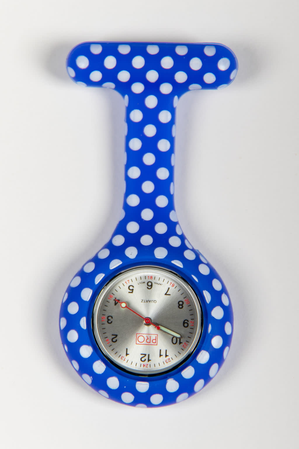 PRO Blue Polka Dot Lapel Watch