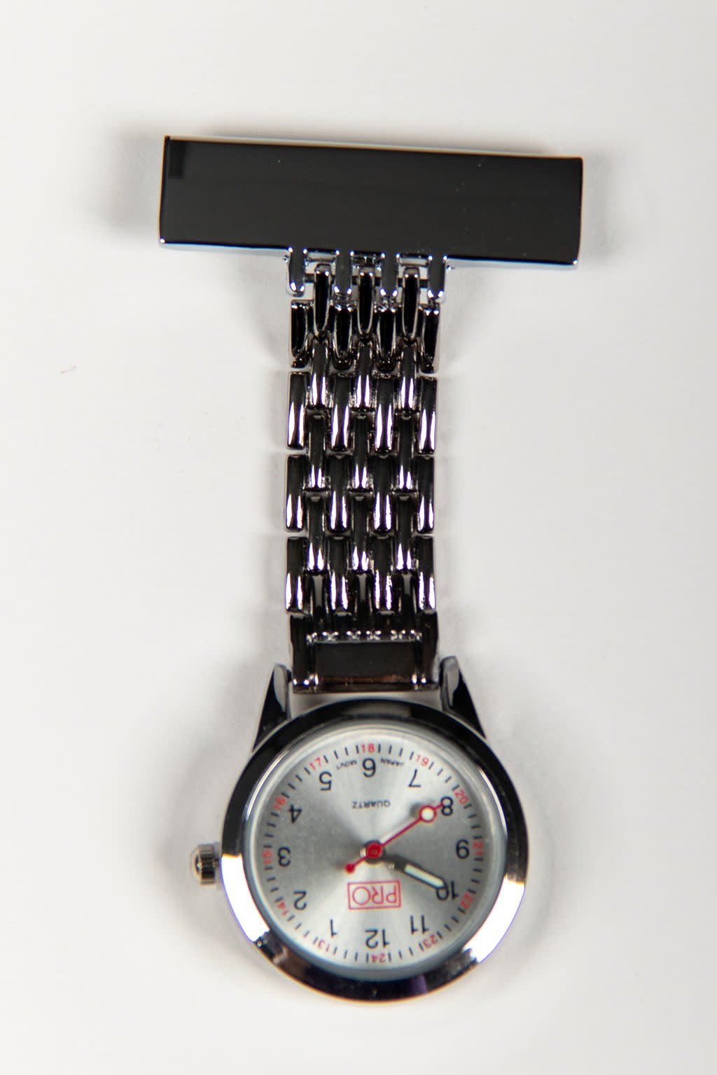 PRO Chrome Lapel Watch