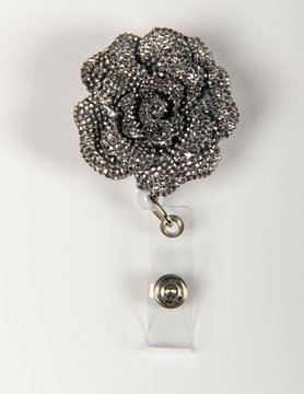 Silver Rose Badge Reels