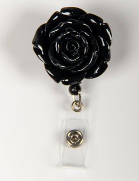 Black Rose Badge Reels